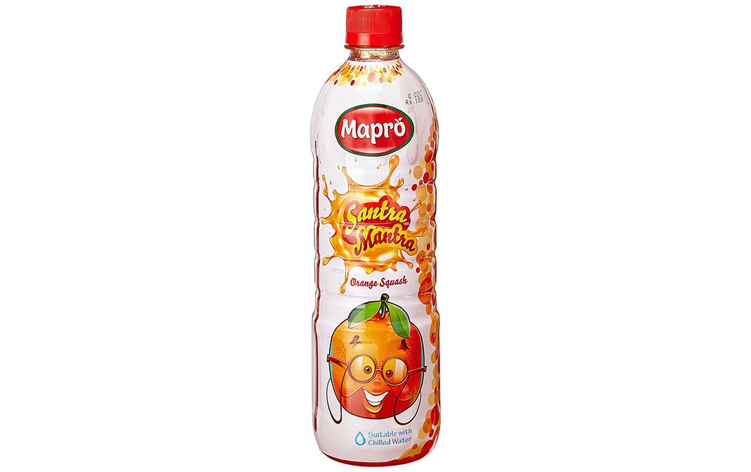 Mapro Santra Mantra Orange Squash   Plastic Bottle  750 millilitre